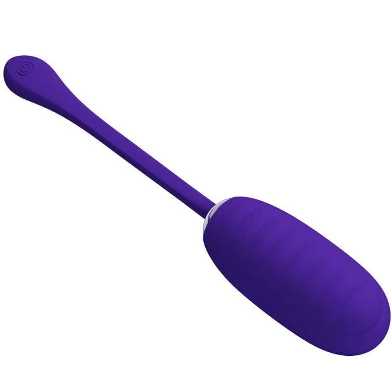 POTENTE - PRETTY LOVE - OVO VIBRATÓRIO RECARREGVEL KIRK ROXO