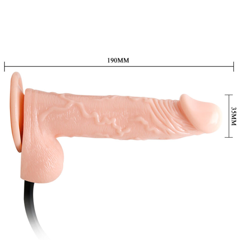 BAILE - DILDO INFLÁVEL REALISTA COM VENTOSA 15 CM - Image 3