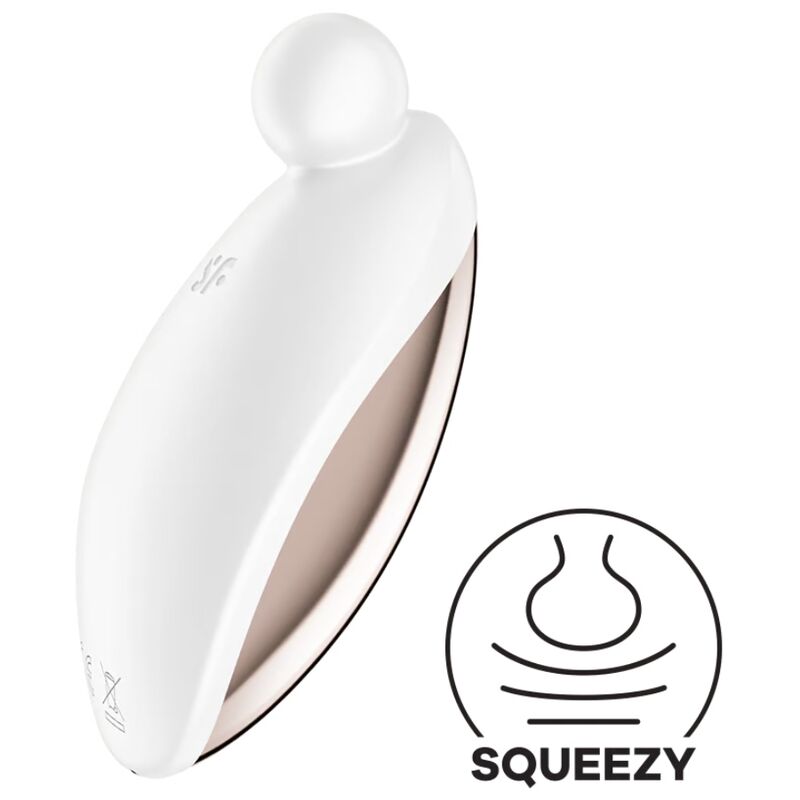 POTENTE - SATISFYER - SPOT ON 2 VIBRADOR LAY-ON BRANCO