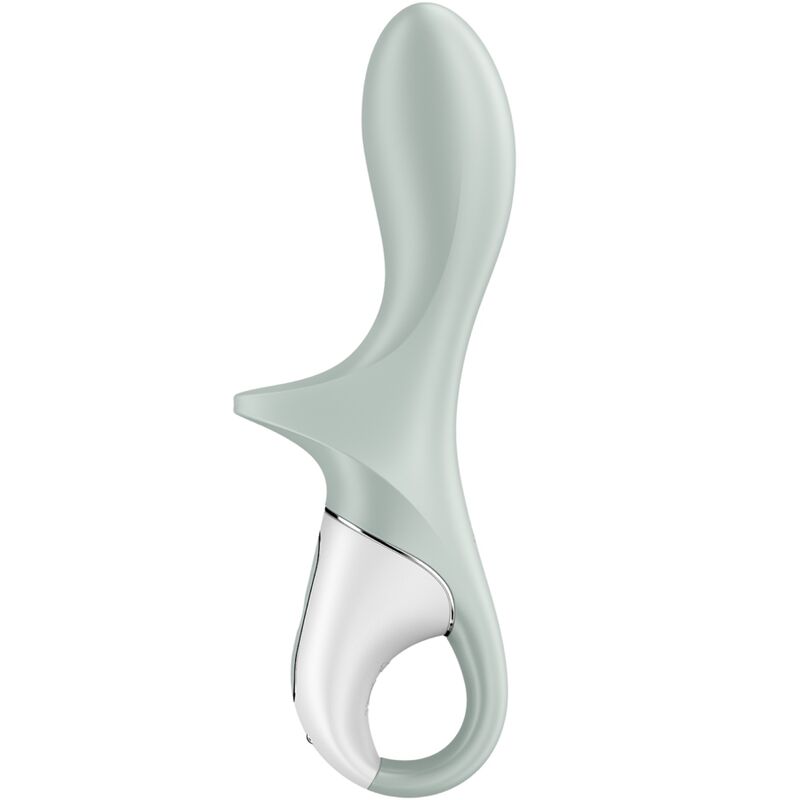 POTENTE - SATISFYER - AIR PUMP BOOTY 3 VIBRADOR ANAL INFLÁVEL GREYGREEN