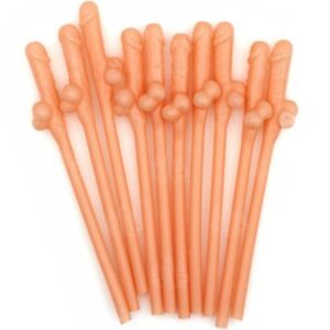 POTENTE - DIABLO PICANTE - 10 CANUDOS EM FORMATO DE PÊNIS