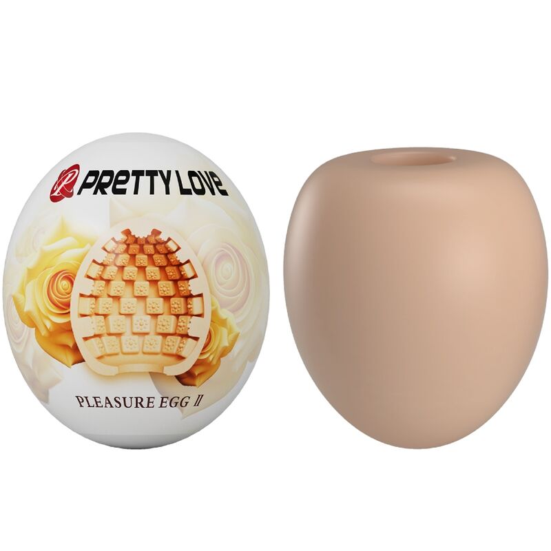 POTENTE - PRETTY LOVE - MASTURBADOR MASCULINO OVO CARNE