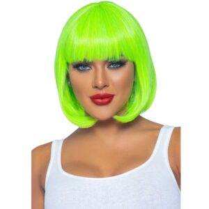 POTENTE - LEG AVENUE - PERUCA BOB FLUORESCENTE VERDE NEON