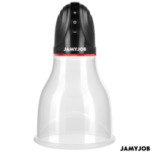 POTENTE - JAMYJOB - BOMBA DE TESTÍCULOS AUTOMÁTICA XPAND LITE 3 NÍVEIS DE SUCÇÃO CINZA