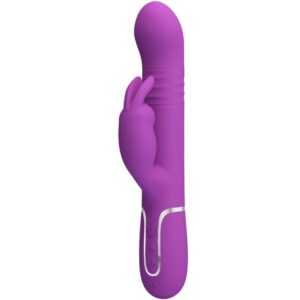 POTENTE - PRETTY LOVE - COALE 4 EM 1 MULTIFUNCIONAL COELHO VIBRADOR ROXO