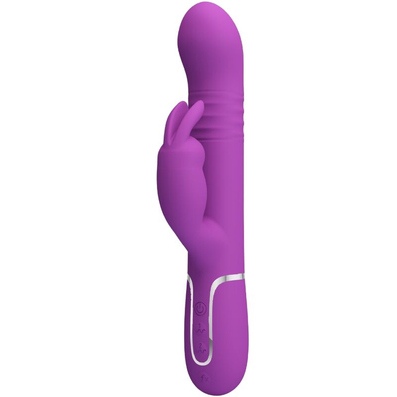 POTENTE - PRETTY LOVE - COALE 4 EM 1 MULTIFUNCIONAL COELHO VIBRADOR ROXO