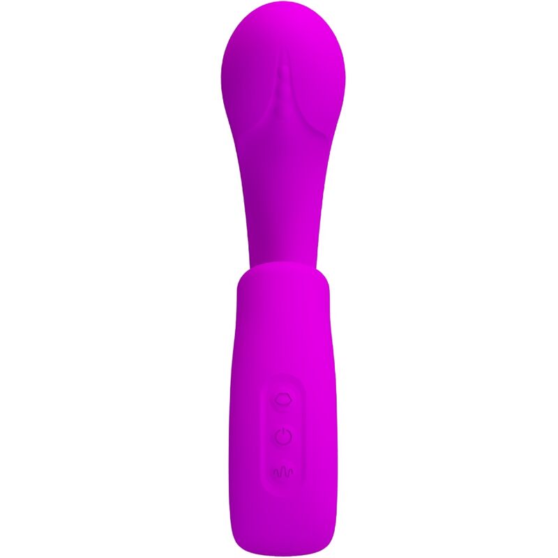 PRETTY LOVE - SIBEL SIBEL VIBRADOR PONTO G + ESTIMULADOR DE CLITÓRIS 10 VIBRAÇÕES ROXO - Image 3