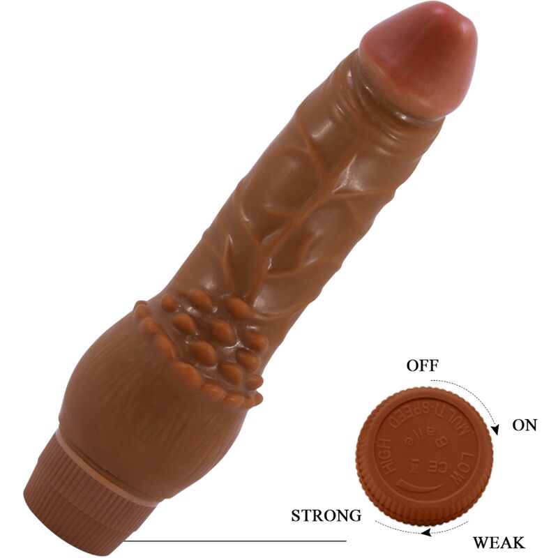 BAILE - BARBARA VIBRADOR REALISTA 19,5 CM MULATO - Image 3