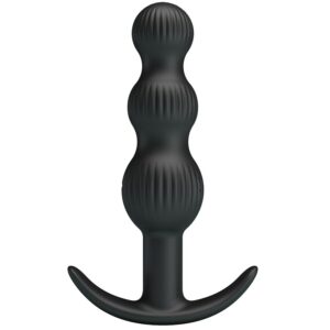 POTENTE - PRETTY LOVE - VIBRADOR ANAL SIDNEY 10 VIBRAÇÕES PRETO