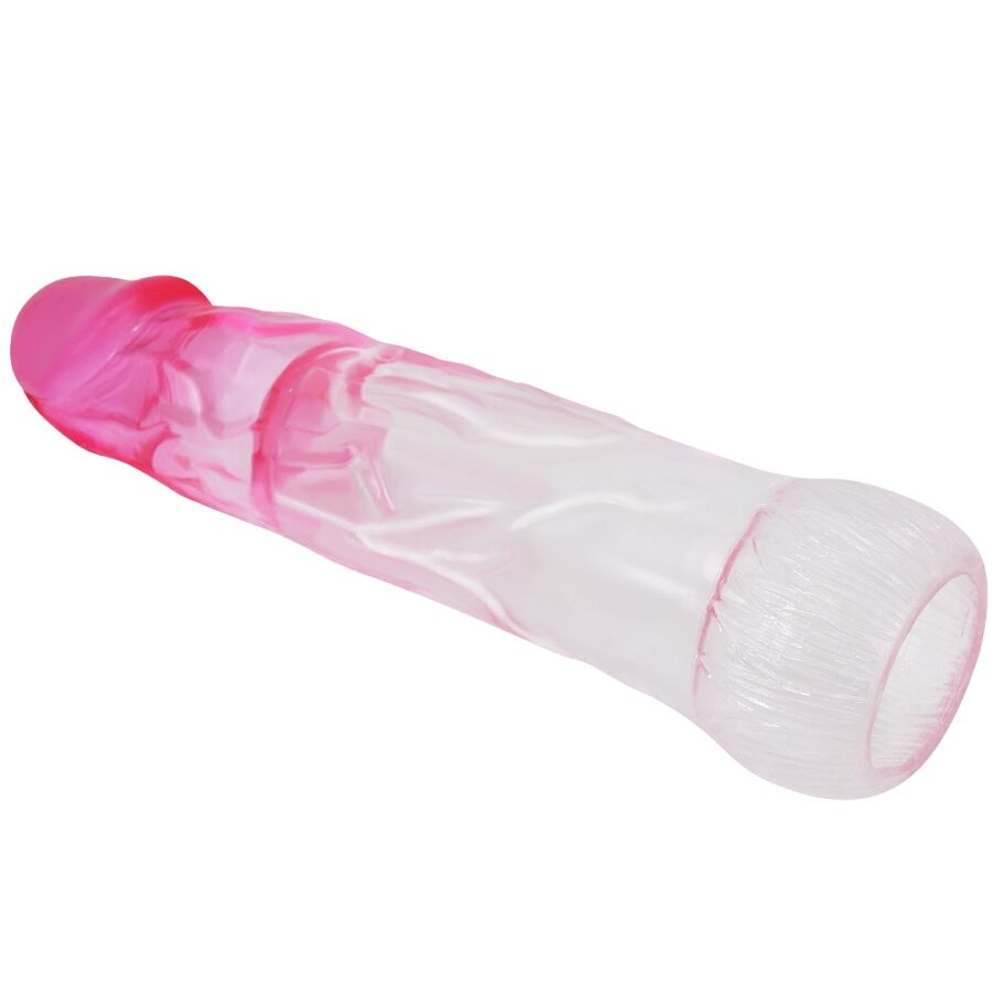 PRETTY LOVE - NERON REALISTA 6 CM BAINHA DE AMPLIAÇÃO PARA PÊNIS ROSA - Image 3