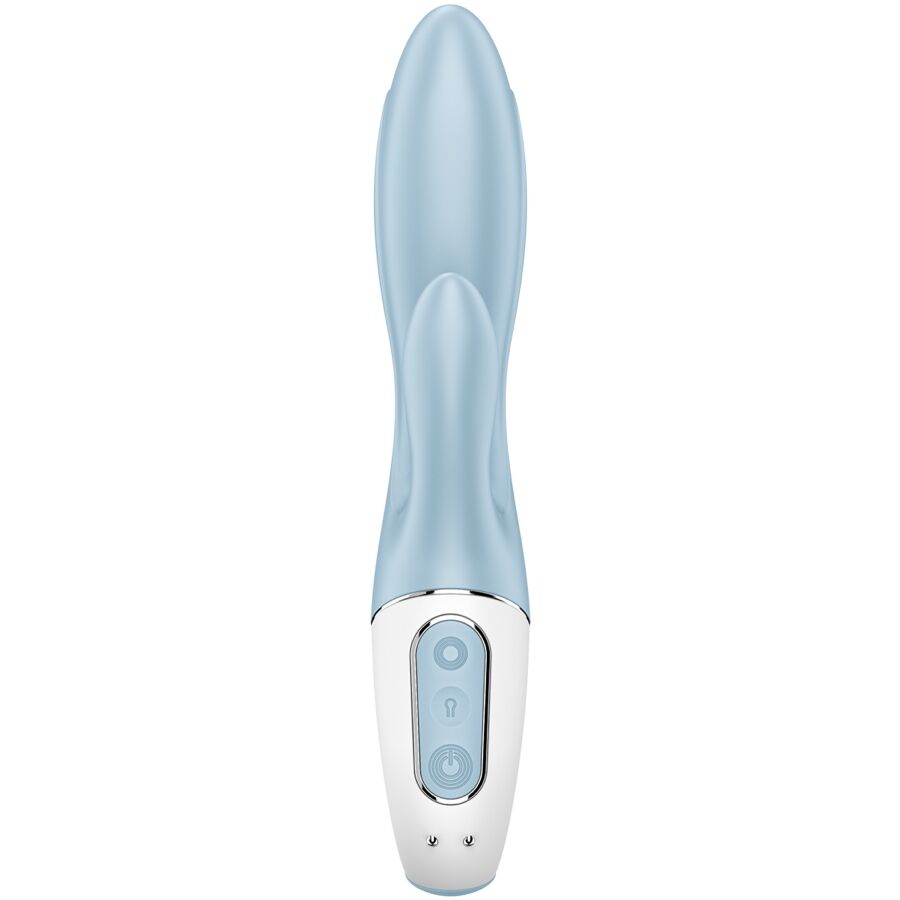 SATISFYER - BOMBA DE AR BUNNY 1 COELHO INFLÁVEL VIBRADOR AZUL - Image 3