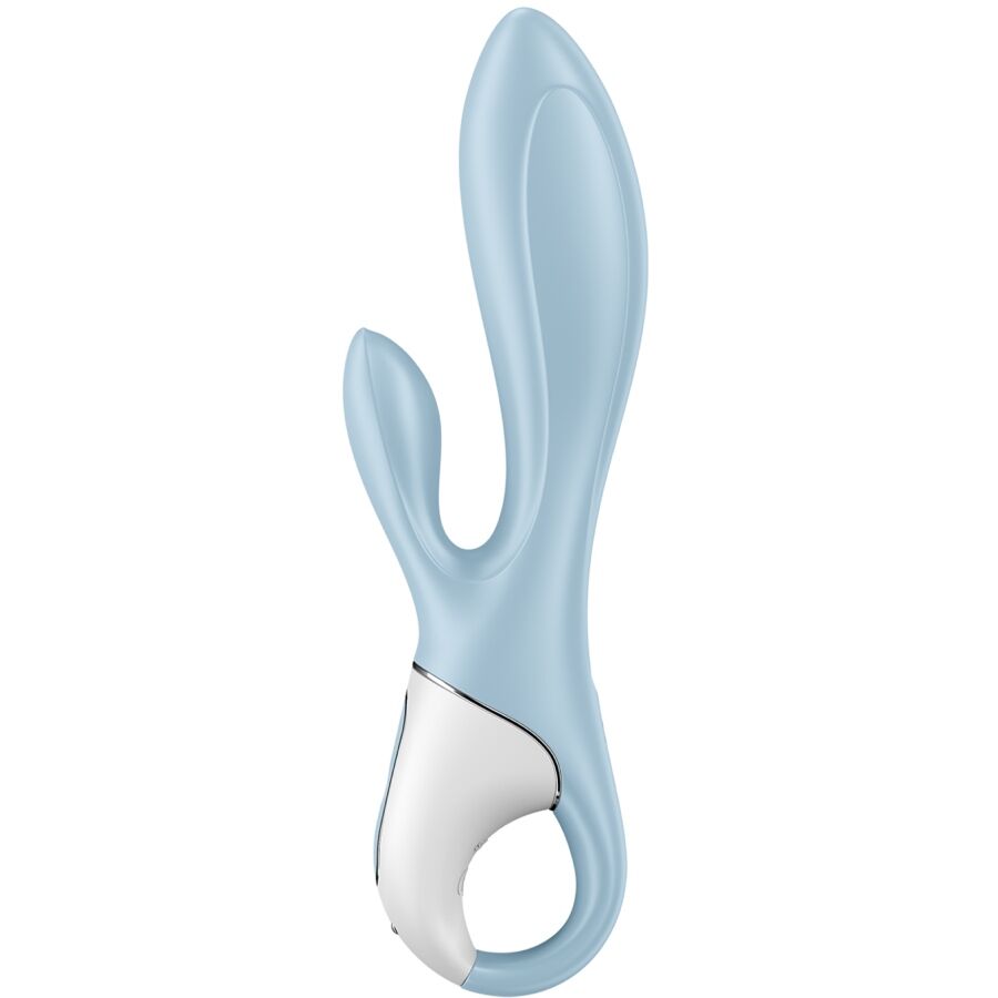 POTENTE - SATISFYER - BOMBA DE AR BUNNY 1 COELHO INFLÁVEL VIBRADOR AZUL