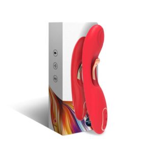 POTENTE - ARMONY - VIBRADOR COM LÍNGUA OSCILANTE VERMELHO