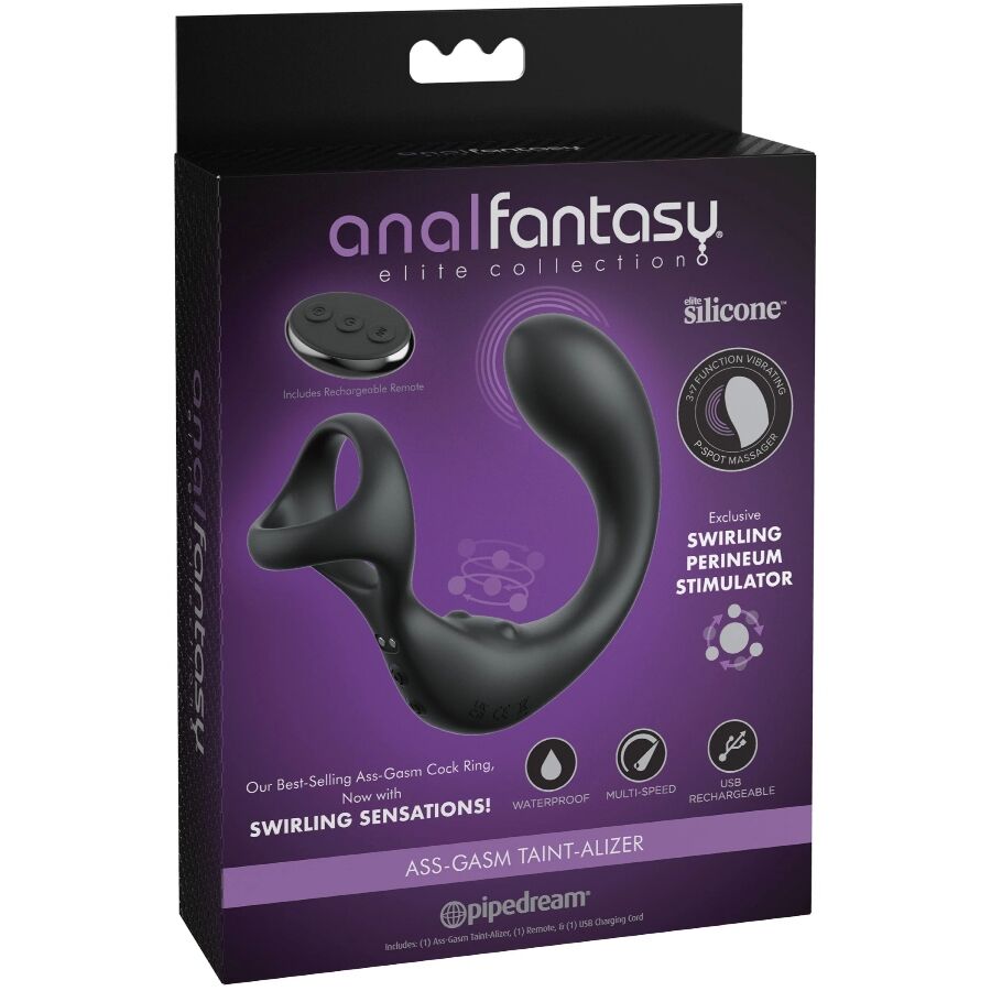 COLEÇÃO ANAL FANTASY ELITE - MASSAGEADOR ANAL VIBRANTE COM CONTROLE REMOTO - Image 2