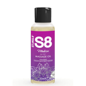 POTENTE - STIMUL8 - S8 VITALIZE ÓLEO DE MASSAGEM ERÓTICO LIMA 50 ML