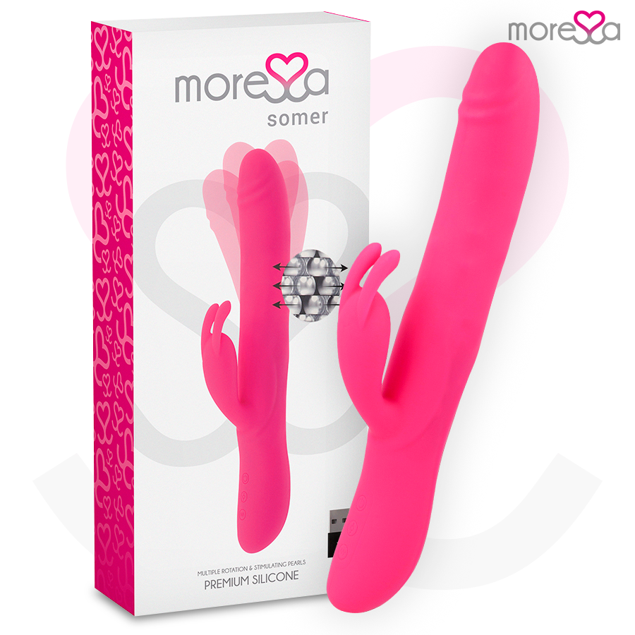 POTENTE - MORESSA - VIBRADOR PREMIUM SOMER COM ROTAO MÚLTIPLA