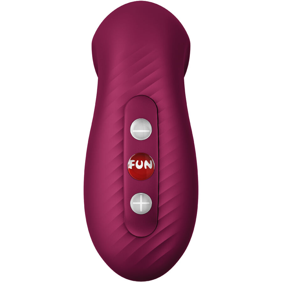 FUN FACTORY - VIBRADOR DESIRE AIR PULSE VERMELHO VINHO - Image 3