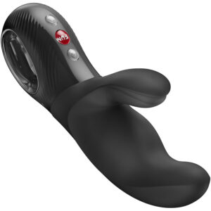 POTENTE - FUN FACTORY - VIBRADOR MISS BI RABBIT PRETO