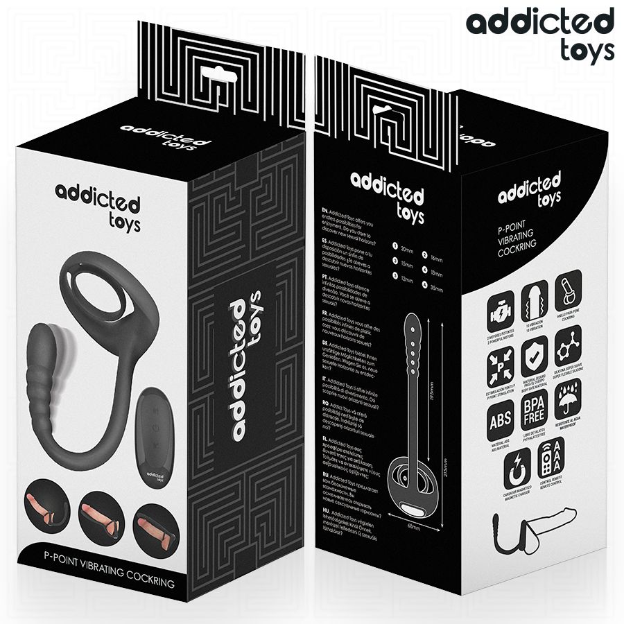 ADDICTED TOYS - ANEL PÊNICO VIBRANTE COM CONTROLE REMOTO - Image 3