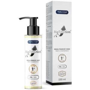 POTENTE - MEDICA GROUP - GEL ÍNTIMO PARA EREÇÃO MASCULINA BIG ERECTION 150 ML