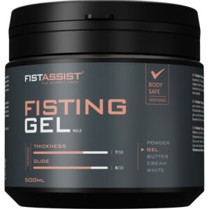 POTENTE - COBECO - FIST ASSIST FISTING GEL EXTRA GROSSO À BASE DE ÁGUA 500 ML