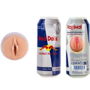 POTENTE - ALIVE - RED DOLL MASTURBATOR VAGINA BEBIDA ENERGÉTICA EM LATA