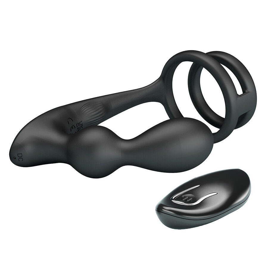 MR PLAY - PLUG ANAL VIBRATÓRIO COM ANEL PENIANO E CONTROLE REMOTO - Image 2