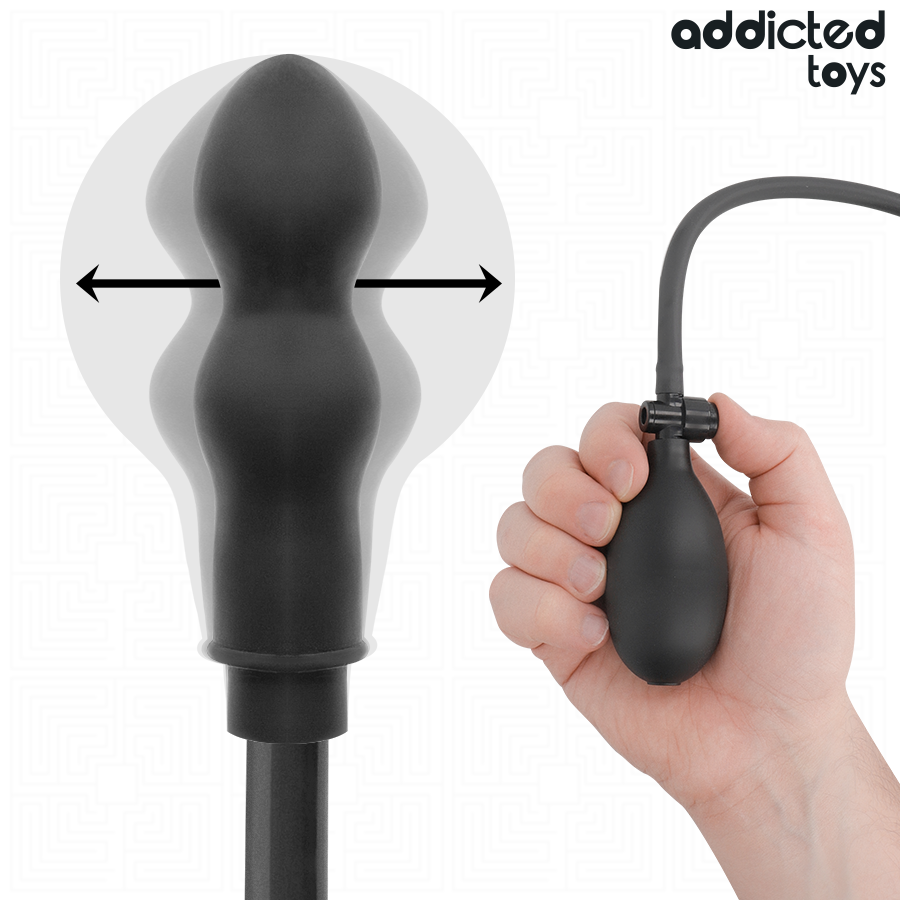 ADDICTED TOYS - PLUG ANAL DUPLO INFLÁVEL MODELO 1 - Image 2