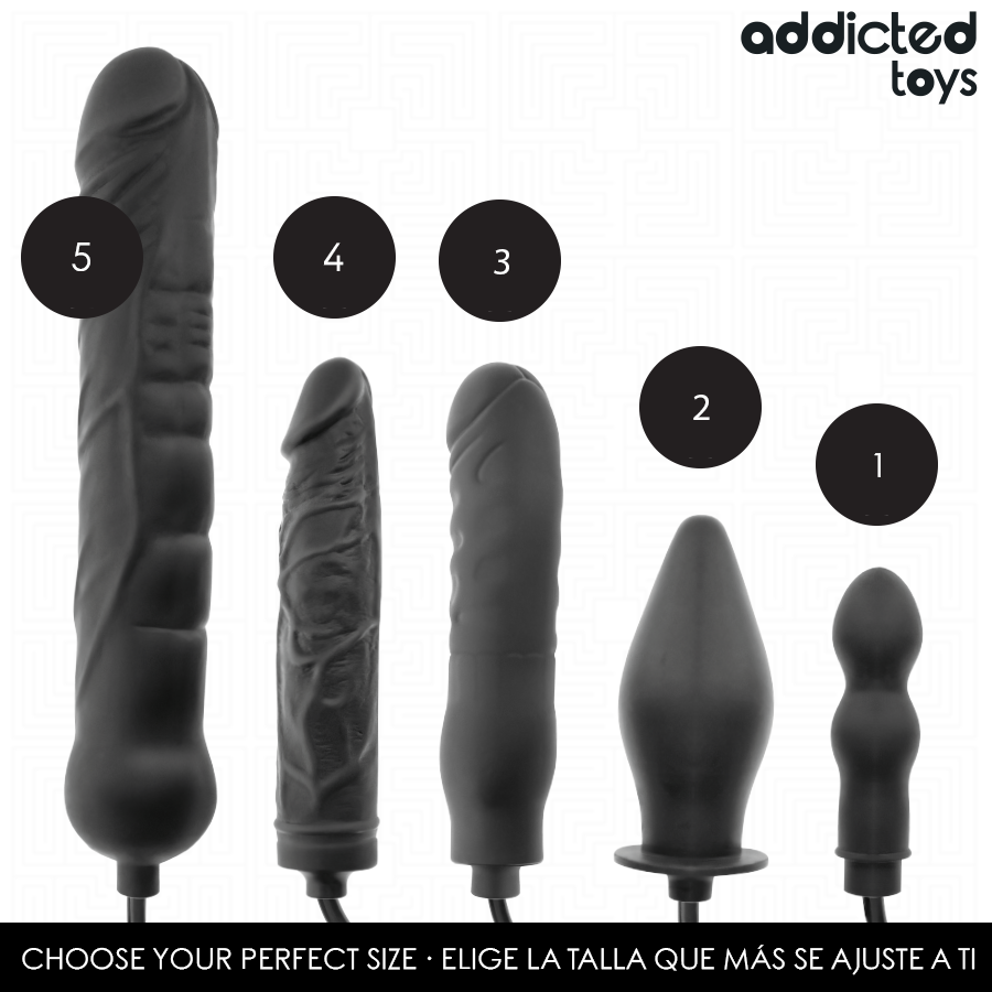 ADDICTED TOYS - PLUG ANAL DUPLO INFLÁVEL MODELO 1 - Image 3