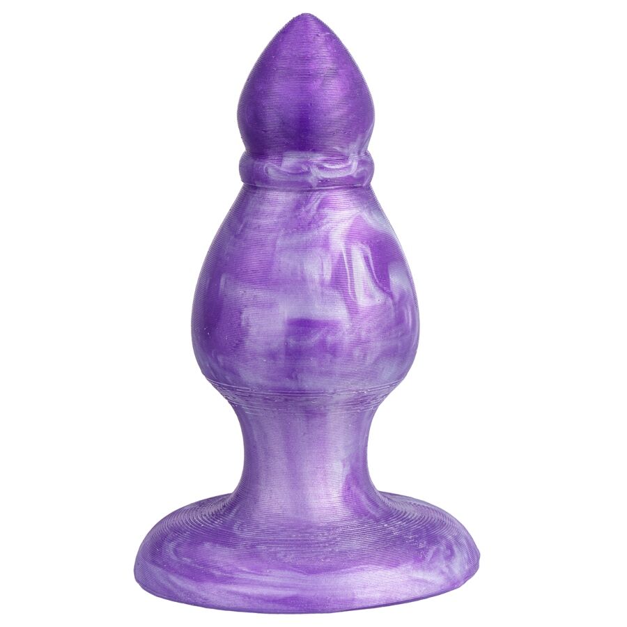 SILEXD - QUEEN ANAL PLUG FANTASY LIQUID SILICONE THEMORREATIVE PURPLE 9.2 CM - Image 3