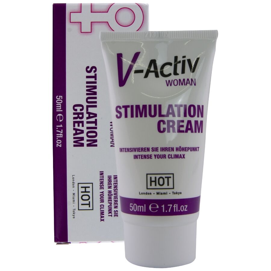 POTENTE - HOT - CREME ESTIMULANTE V-ACTIV PARA MULHERES 50 ML