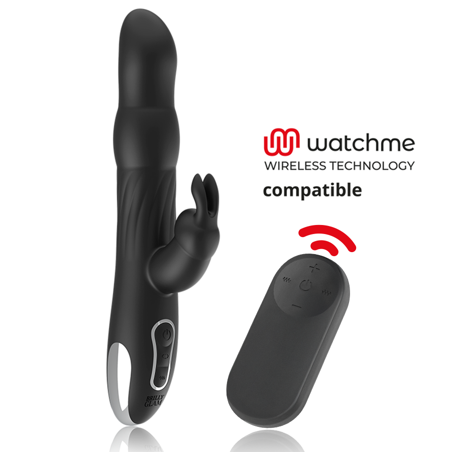 POTENTE - BRILLY GLAM - MOEBIUS VIBRADOR RABBIT E ROTADOR + CONTROLO REMOTO WATCHME