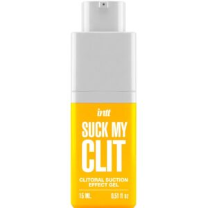 POTENTE - INTT - SUCK MY CLIT GEL COM EFEITO DE SUCÇÃO MANGA TROPICAL 15 ML
