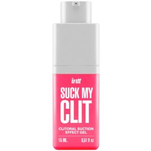 POTENTE - INTT - SUCK MY CLIT GEL COM EFEITO DE SUCÇÃO MORANGO SILVESTRE 15 ML