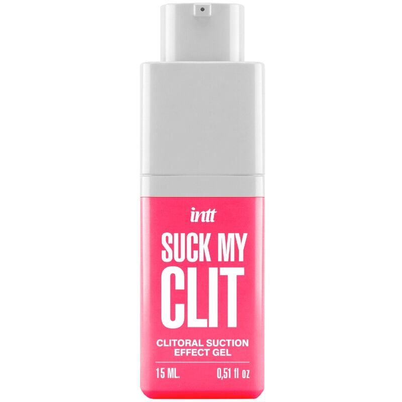 POTENTE - INTT - SUCK MY CLIT GEL COM EFEITO DE SUCÇÃO MORANGO SILVESTRE 15 ML