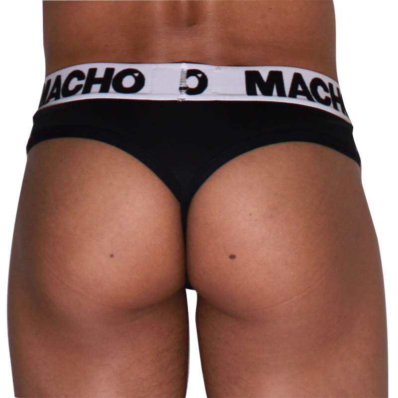 MACHO - MTG002 PRETO/CALÇA TANGAL PRETA S - Image 3
