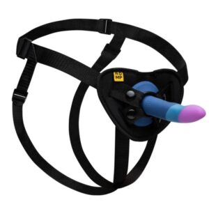 POTENTE - ROMP - PICCOLO DILDO DE SILICONE COM VENTOSA TRICOLORIDA 14 CM