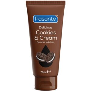 POTENTE - PASANTE - LUBRIFICANTE À BASE DE ÁGUA COM AROMA DE BISCOITOS E CREME 75 ML