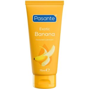POTENTE - PASANTE - LUBRIFICANTE À BASE DE ÁGUA COM SABOR DE BANANA 75 ML