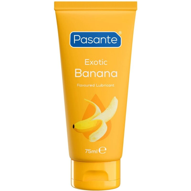 POTENTE - PASANTE - LUBRIFICANTE À BASE DE ÁGUA COM SABOR DE BANANA 75 ML