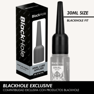POTENTE - BLACK HOLE - APLICADOR DE LUBRIFICANTE ANAL TAMANHO P 30 ML