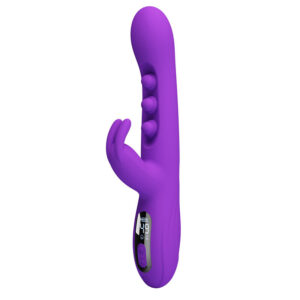 POTENTE - PRETTY LOVE - VIBRADOR SABIEN RABBIT COM ESTIMULAÇÃO POR TOQUE E LED ROXO