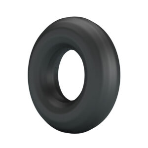 POTENTE - CRAZY BULL - ANEL PENIANO DE SILICONE SUPER MACIO URBANO PRETO
