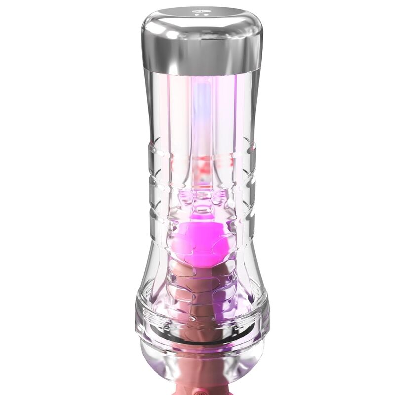 PDX ELITE - VIEWTUBE XXL LED TRANSPARENT STROKER 27,3 CM - Image 3