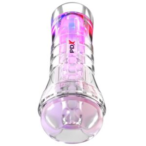 POTENTE - PDX ELITE - VIEWTUBE XXL LED TRANSPARENT STROKER 27