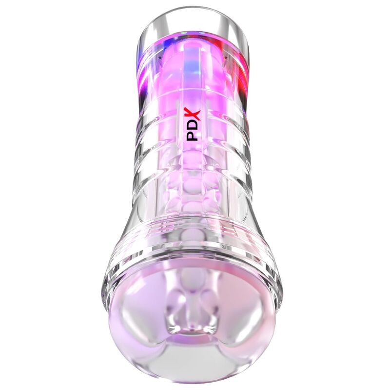 POTENTE - PDX ELITE - VIEWTUBE XXL LED TRANSPARENT STROKER 27