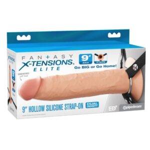 POTENTE - FANTASY X-TENSIONS - ELITE REALISTIC HOLLOW STRAP-ON 24.1 CM