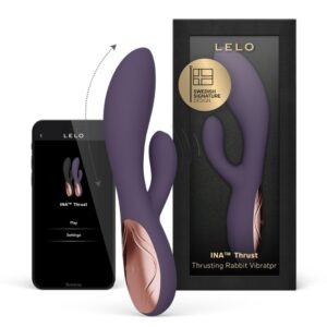 POTENTE - LELO - INA THRUST RABBIT VIBRADOR DE EMPURRA ROXO