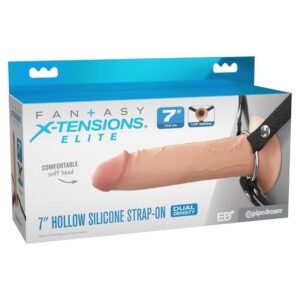 POTENTE - FANTASY X-TENSIONS ELITE - STRAP-ON DE SILICONE OCO DE 17