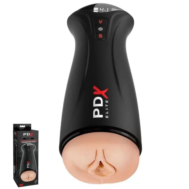 POTENTE - PDX ELITE - FAP-GASM - MASTURBADOR DE SUCÇÃO E VIBRAÇÃO INTERMITENTE